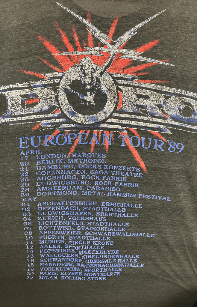 Doro Tour Shirt 1989