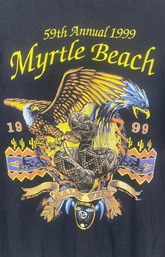 Myrtle Beach Biker Graphic Shirt 1999